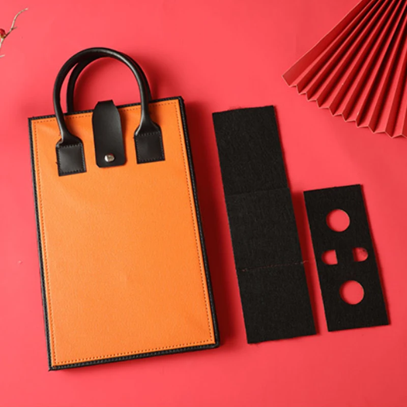 Luxury Red Wine Packing Bag Exquisite Portable PU Leather Handle Bag Double Bottle Red Wine Tote Bag Champagne Bag Gift Box