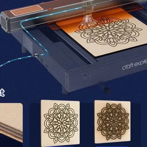 BestSub Craft Express Glowforge ARC-B1 Wood / MDF/ Leather / Acrylic Engraving And Cutting Machine