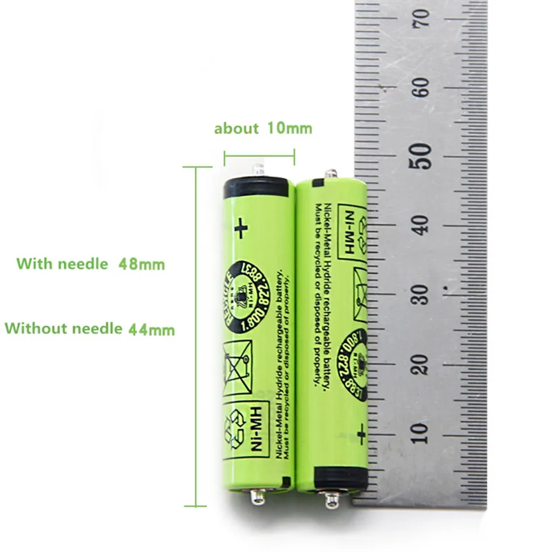 2Pcs Battery 1.2V N…