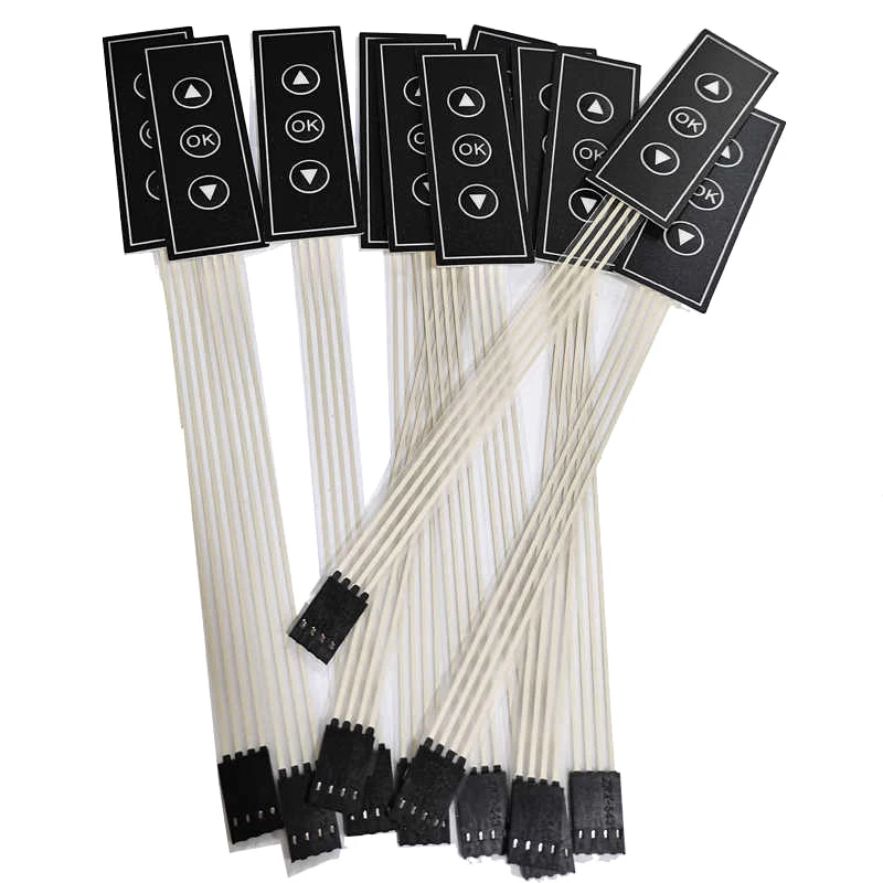 

1 шт. 1x3 интегральные схемы 3 клавиши 3 клавиши 1*3 клавиши мембранный переключатель матричный клавиатура монитор переключение панели управления клавиатурой