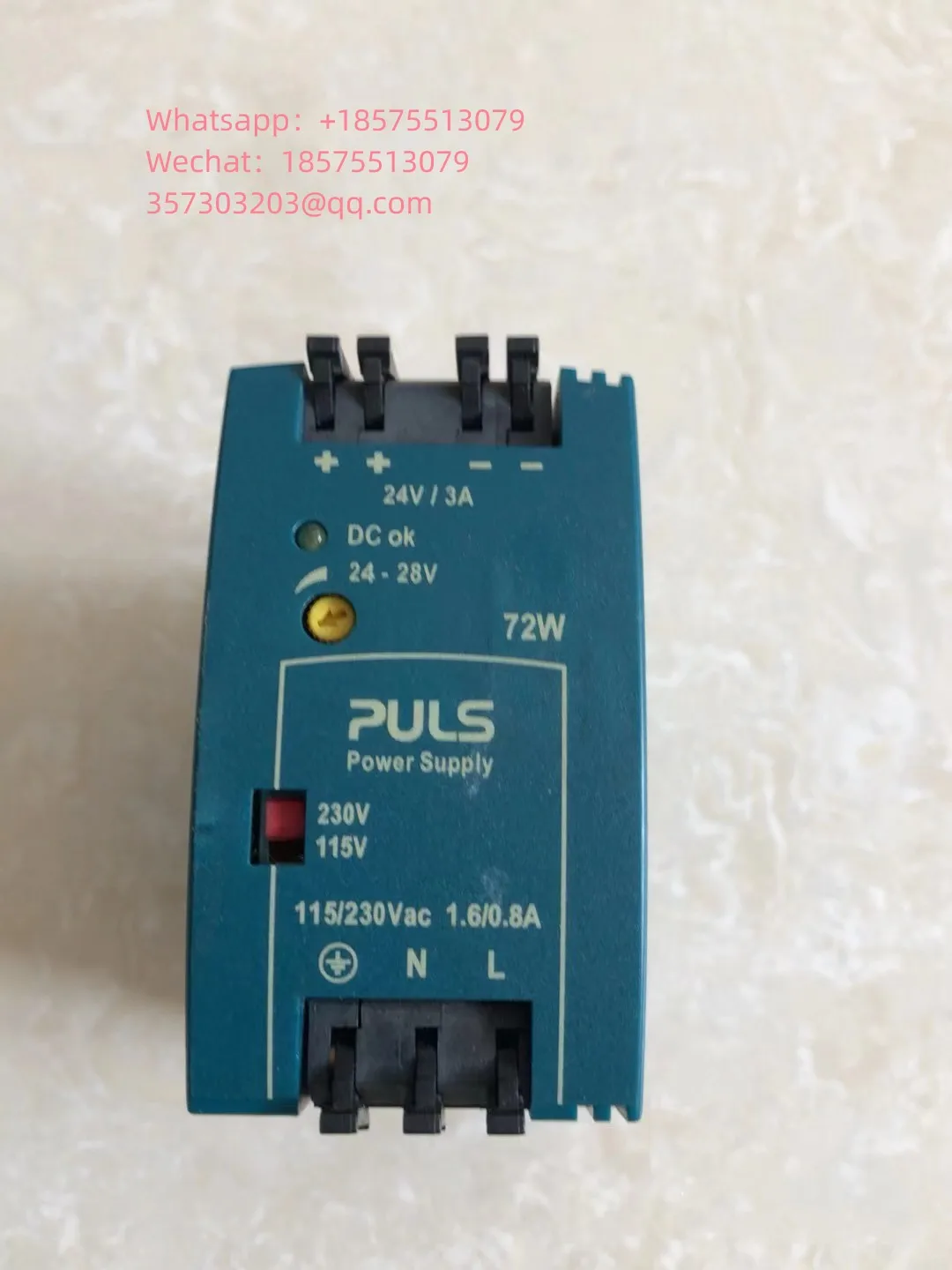 

For PULS The Switch Power Supply 72W Is In Good Condition, With Slight Surface Bumps USED