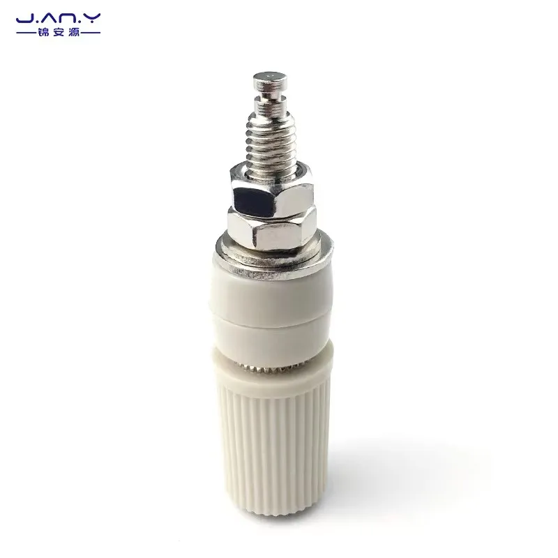 Pure copper 4mm banana female plug holder 30A high current resistance high voltage ground post M5 lantern test terminal