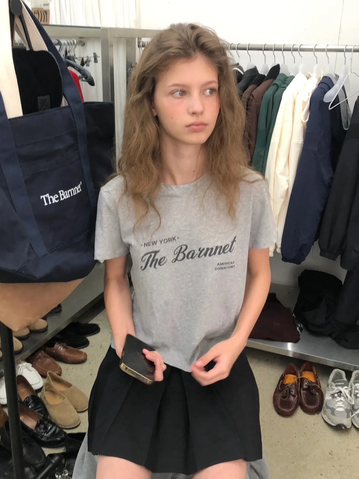 Pure Cotton Short Sleeve T-Shirt Women's Loose Fit Casual Style Letter Print Summer Top Korean Style round Neck Tee