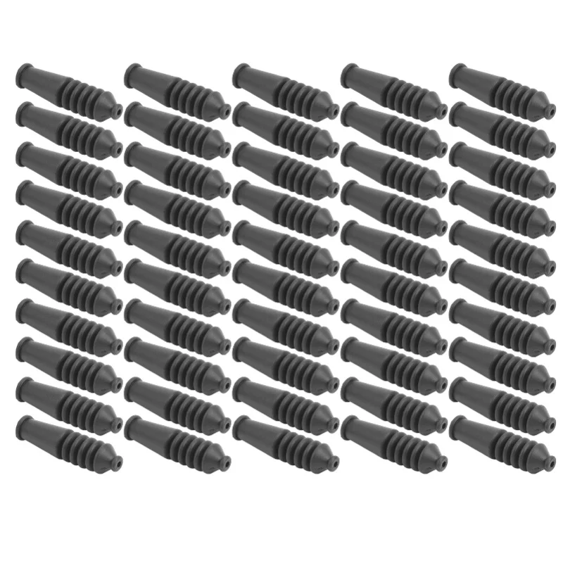 

50Pcs Mountain Bike V Brake Noodle Bend Cover Bicycle Brake Line Rubber Dustproof Sleeves