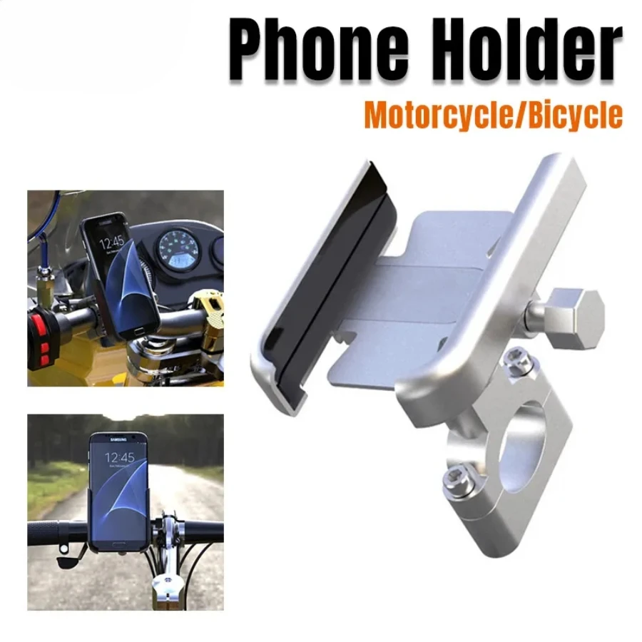 

Motorcycle Metal Bicycle Mobile Phone Holder GPS Navigation Stand Special Motorcycle Bike Riding For iPhone Samsung Xiaomi Mount