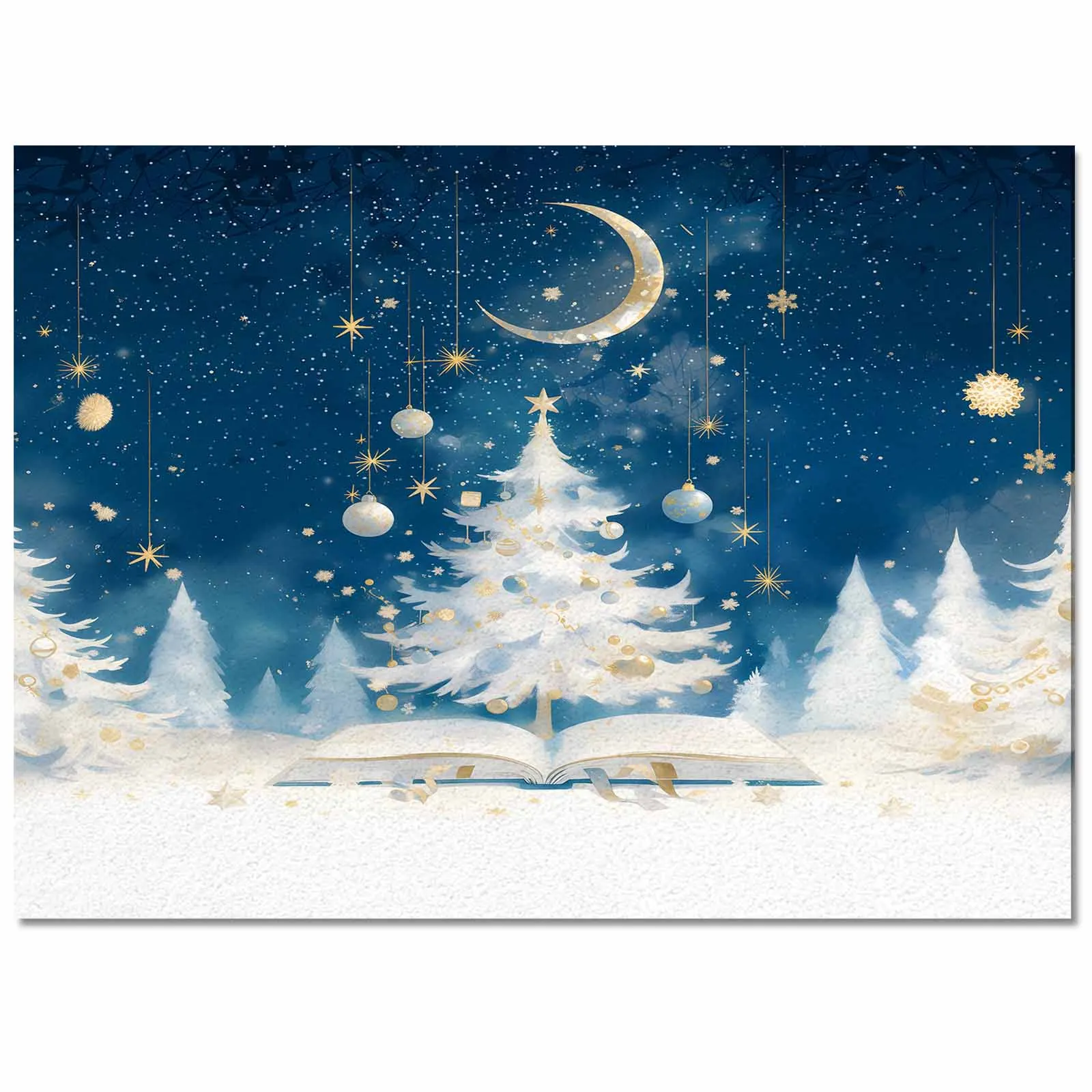 Christmas Tree Stars Moon  bedroom Decor Washable Carpet Modern Style Carpets for Living Room Fluffy Soft Bedside Rug Home