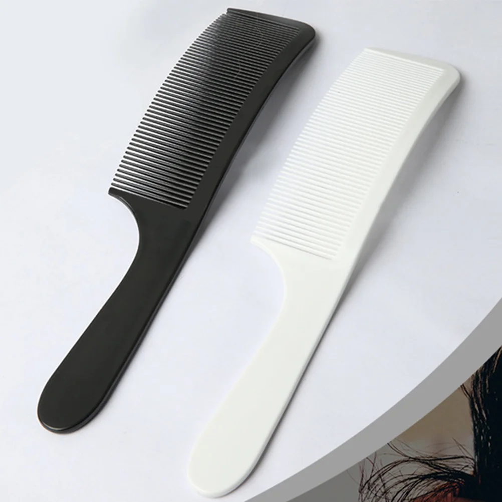 

2 Pcs Arc Comb Curved Cutting Men's Haircutting Hairbrush Anti-static Barber Hairdressing Supplies Combs Man Brushes