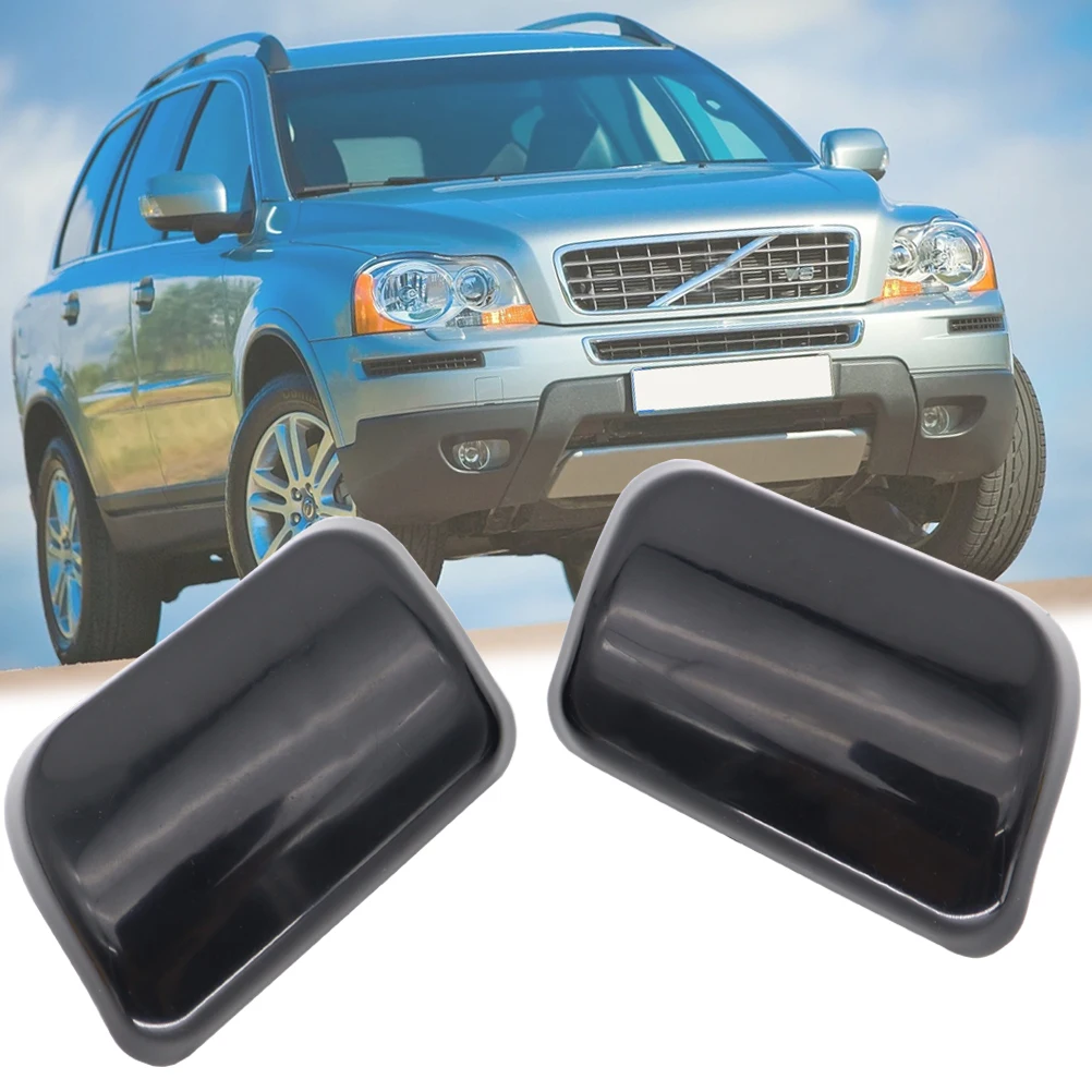 For Volvo XC90 2002 2003 2004 2005 2006 OE# 30698208 30698209 Car Headlamp Headlight Water Washer Spray Nozzle Cap Cover