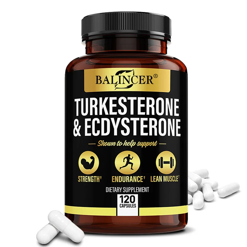 Turkish Licorice Extract, Sterones & Ecdysterone - Energy Supplement, Supports Muscle Growth, Energy, Endurance, 120 Capsules