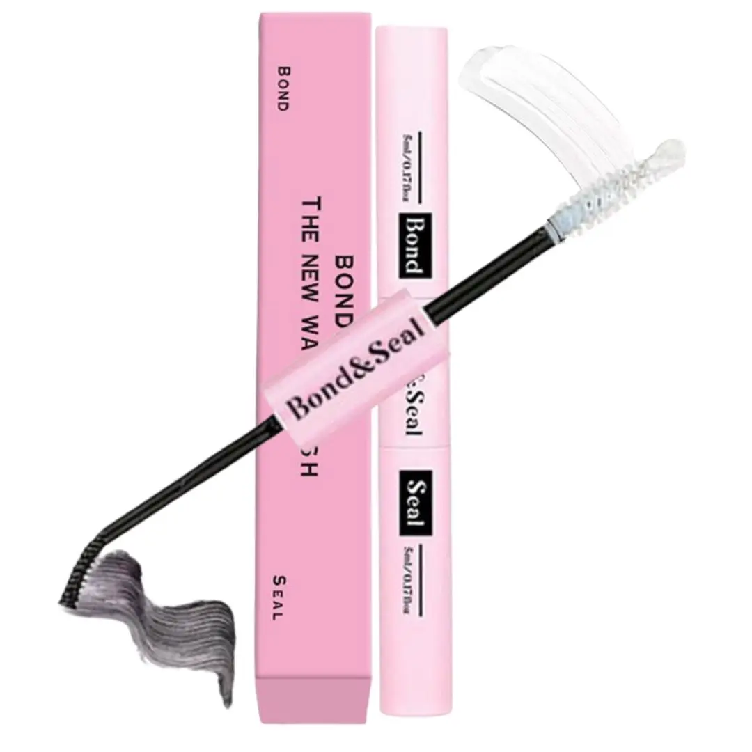 Żel do rzęs z podwójną końcówką 2 w 1: żel mocujący i utrwalający do rzęs do samodzielnego montażu, domowe narzędzie do makijażu sztucznych rzęs, kosmetyk.