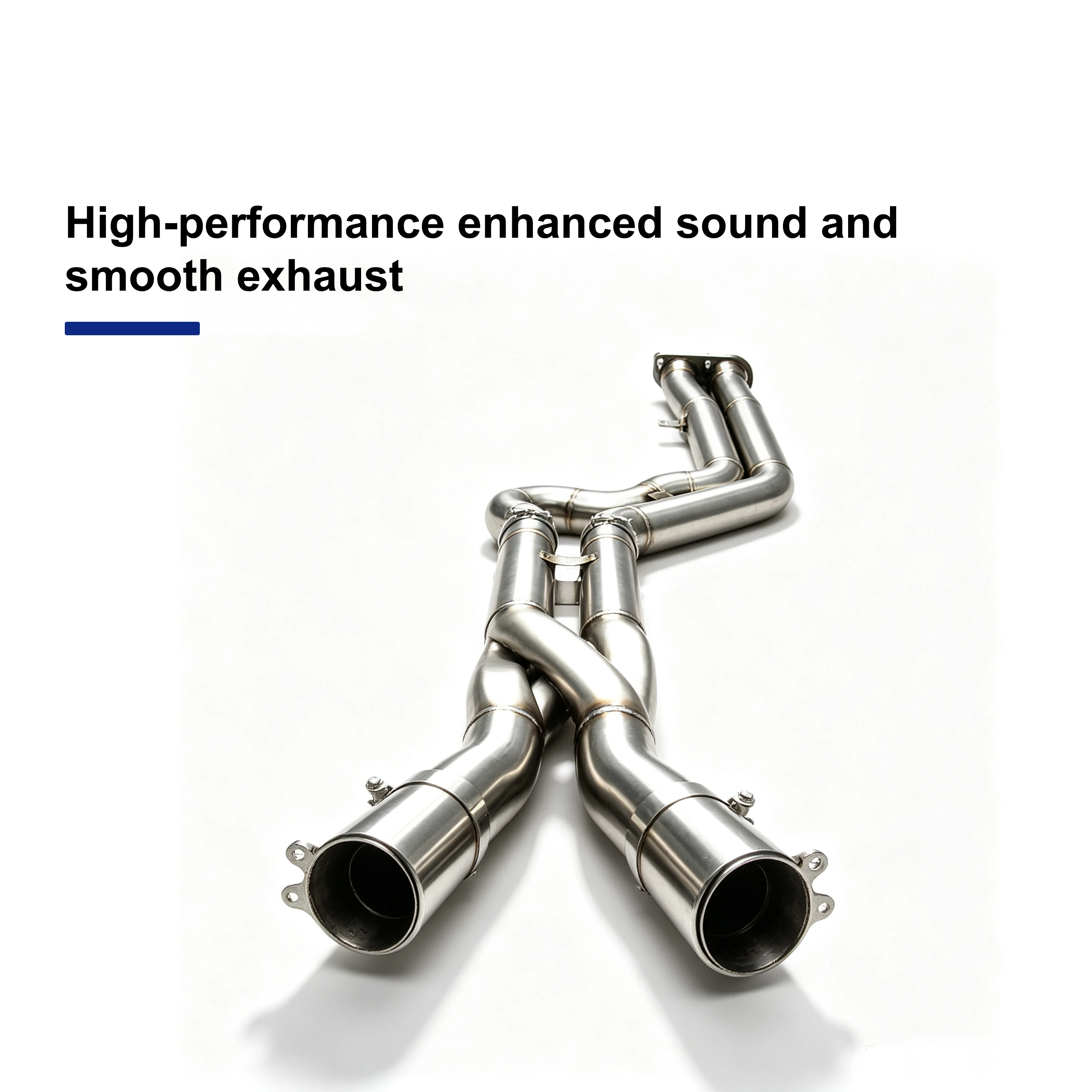 ACE Hochleistungs-Auspuff-Midpipe für BMW X3M X4M F97 F98 3.0T S58 - Gleichlängen-Z-Pipe-Midpipe mit Resonatoren – Detail 6