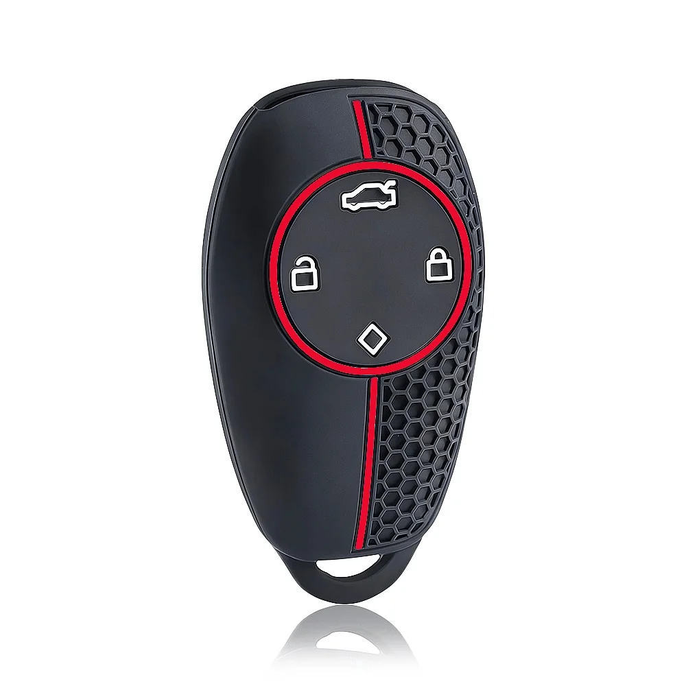Silicone Remote Car Key Case Holder Key Cover Shell For leapmotor Zero run t03 2022 c11 s01 C01 Key Case Accessories