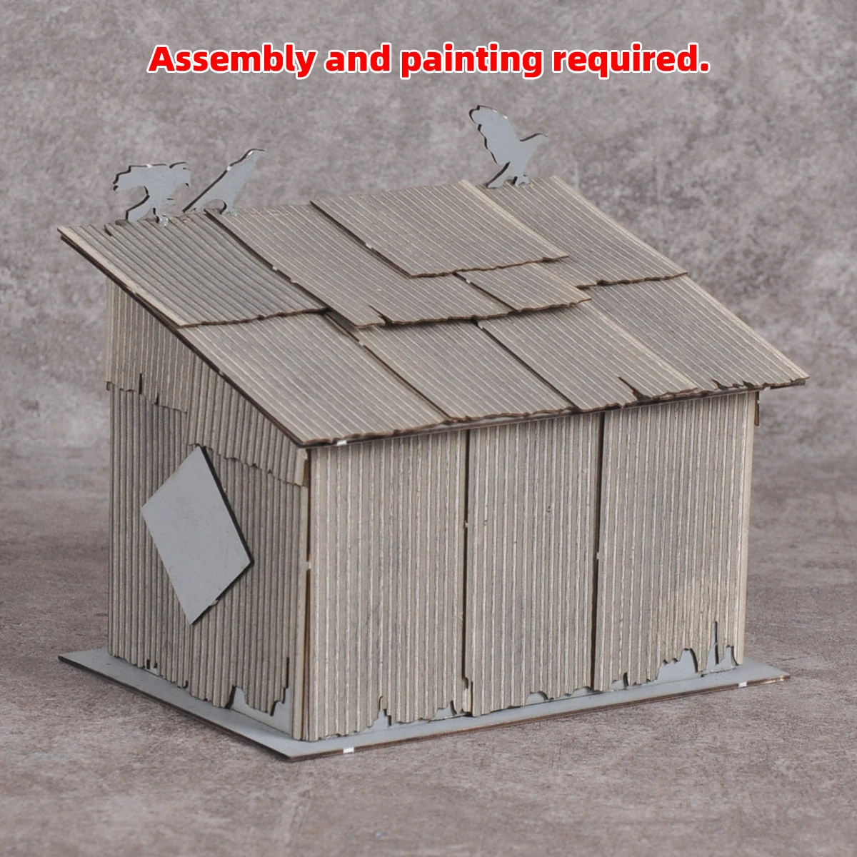 Architekturmodell-Bausatz Miniatur-Gebäude Ländliches Haus Blockhaus Holzhäuser Diorama Maßstabsmodell-Bausatz 1/35/48/64/72/87 – Detail 7