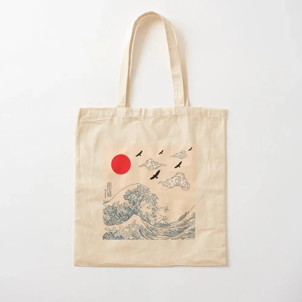 

The Great Wave Of Kanagawa Tote Bag Shopper handbag Canvas bag custom tote bag reusable grocery bags