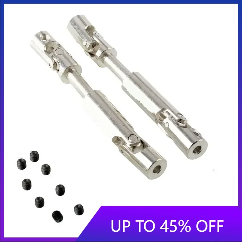 RC Car Parts Metal Upgrade Drive Shaft for WPL C14 C24 B14 B16 B24 B36 MN D90 D91 D96 99S HengLong JJRC FeiYu