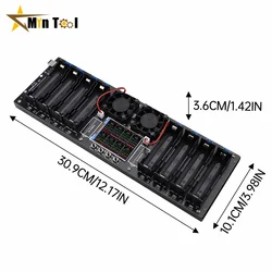 8 Channel 18650 Lithium Battery Capacity Tester Module MAh MWh Digital Battery Power Detector Tester Module Type-C