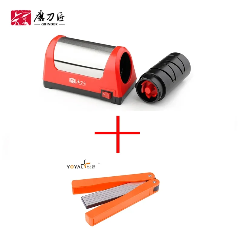 TAIDEA Electric Knife Sharpener Grade 2 Diamond Household Sharpener TG1031 Sharpening Grain 600/1000# EU PLUG sharpener knife