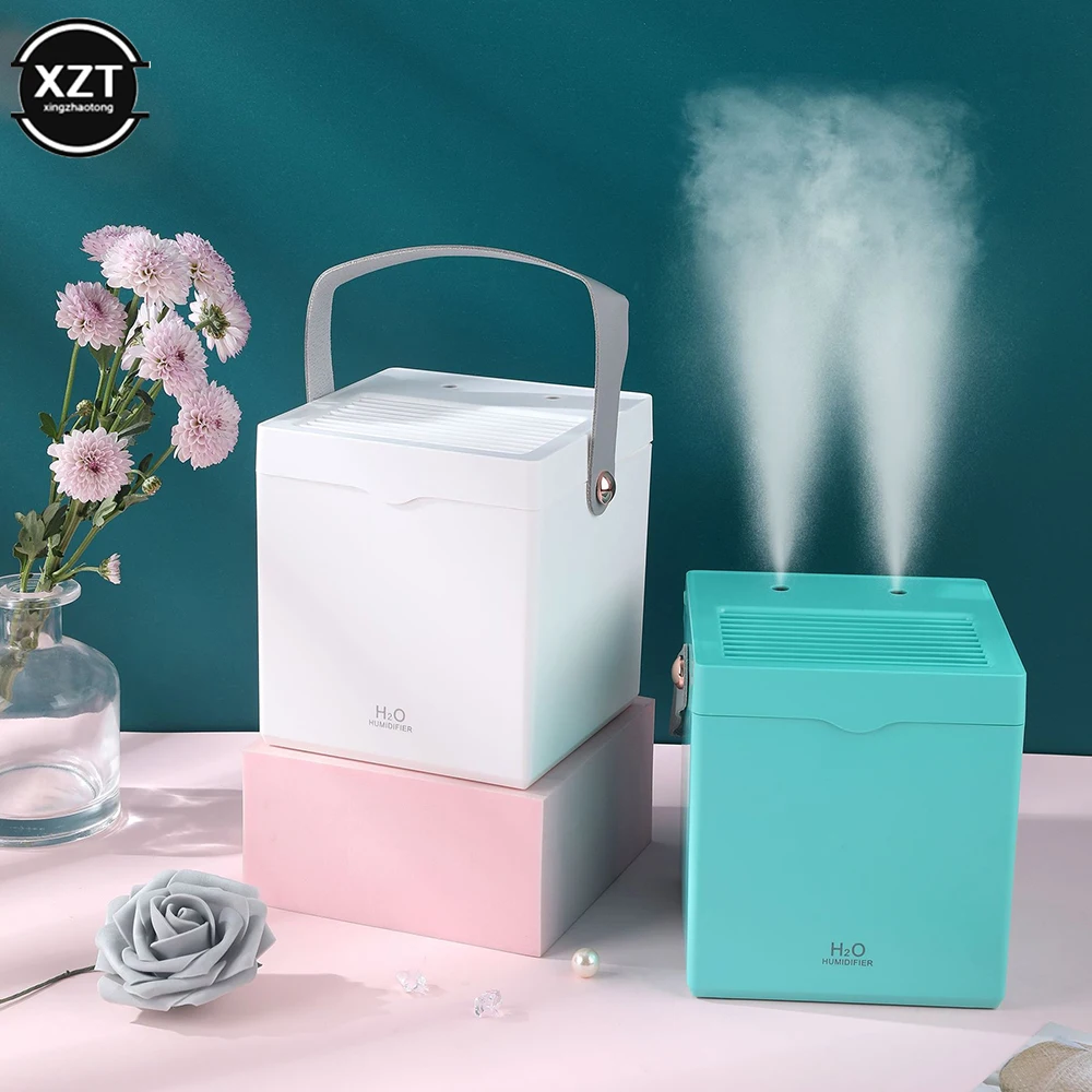 

2000ML Home Air Humidifier Portable Office Air Purifier Dual Jet Humidifier Indoor Aroma Diffuser Large Capacity Humidifier