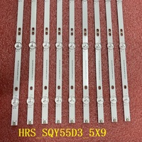 LED Strip for TD Systems K55DLY8US Kroms KS5500SM4K ND55KS4300S HRS_SQY55D3_5X9_2W 5544U HV550QUB-F5A RCA RNSMU5545 RWOSU5549