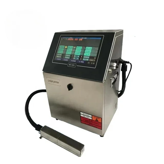 Continuous Small Characters Coding Inkjet Printing Machine Prices /Batch Expiry Date Lot Number