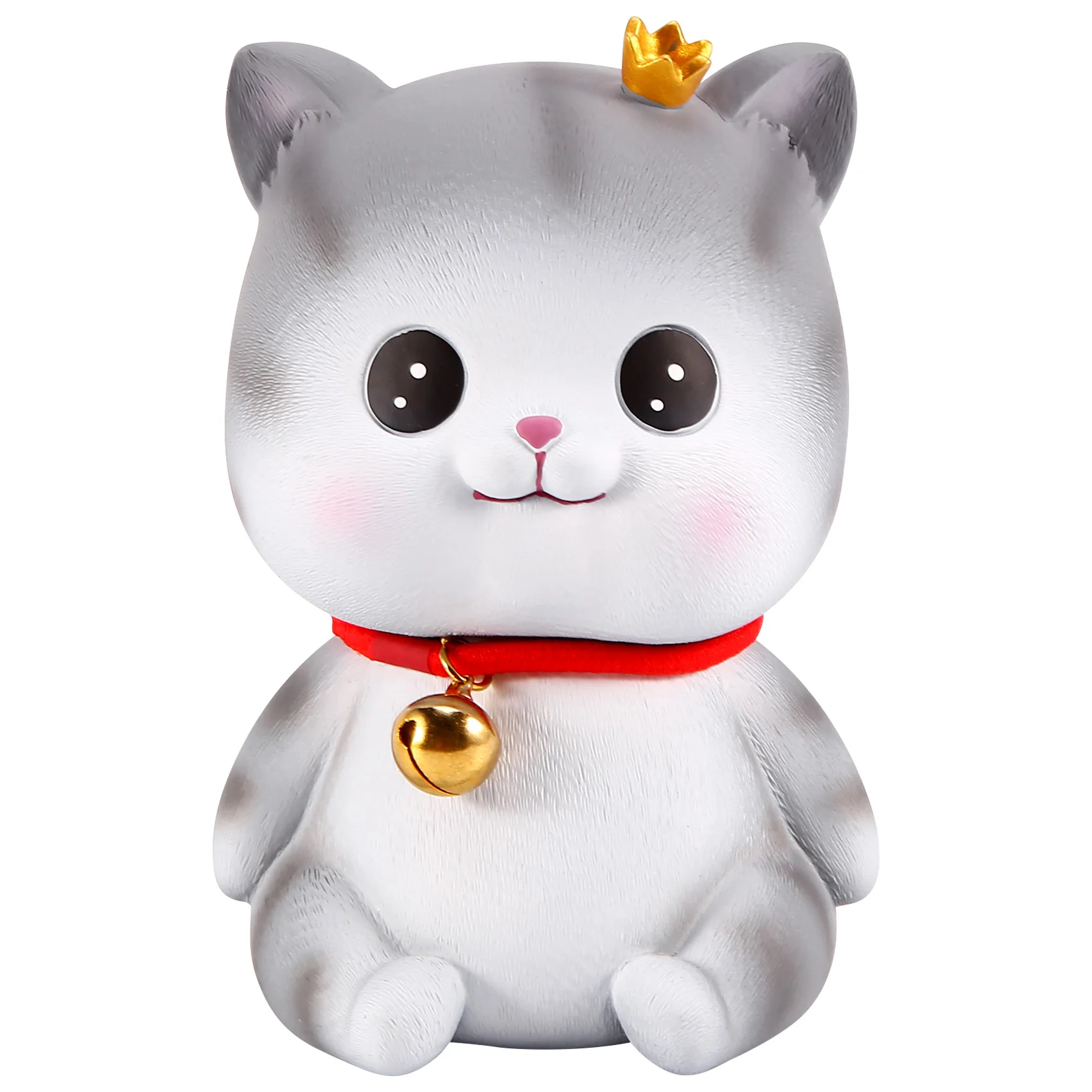 A84X-Cute Cat Decorative Saving Bank,Home Decoration Coin Bank Money Piggy Bank Help Form Right Money Habits
