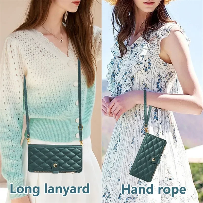 جراب جلد قابل للطي من الحبل لـ Oneplus ، محفظة بسحاب ، أكياس بطاقات ، غطاء ، 11 ، 11R ، Nord CE3 ، N300 ، N20 ، SE ، 20 ، 5G ، الموضة