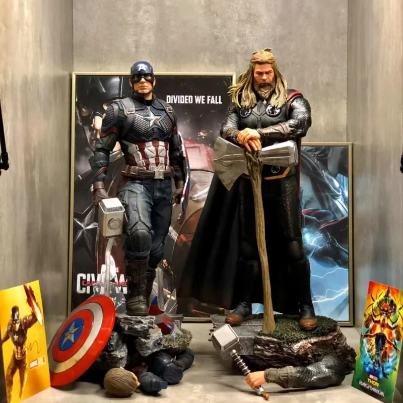 

60 см новая фигурка из фильма «Мстители», бог гром, периферийная модель из смолы, статуя, украшение для рабочего стола, украшения, подарок на день рождения, игрушка