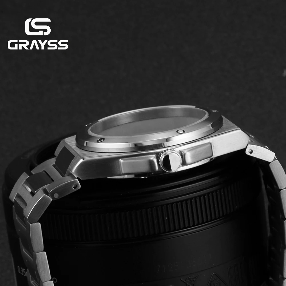 40mm Fit Engineer Stil NH35/NH34/4R35 Mechanische Bewegung männer Solide Edelstahl Business Uhr Fall DIY uhr Zubehör – Detail 12