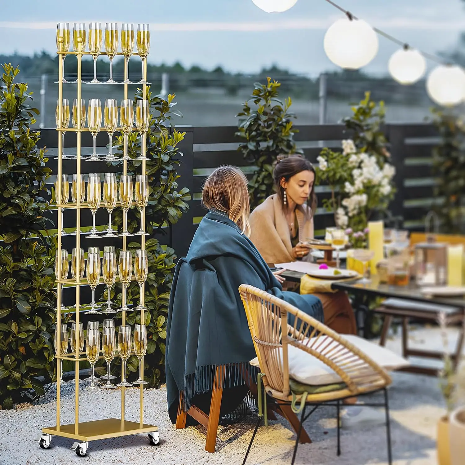 Champagne Wall Party Holder