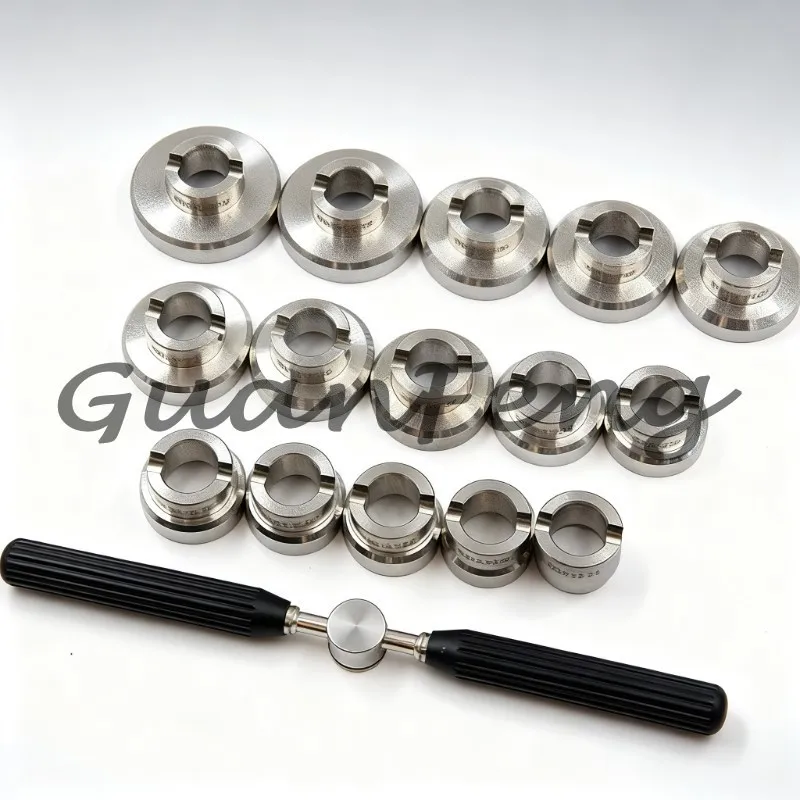 15Pcs Watch Case Back Opener Set Stainless Steel Watch Repair Tool for Opening Watch Back Cover
