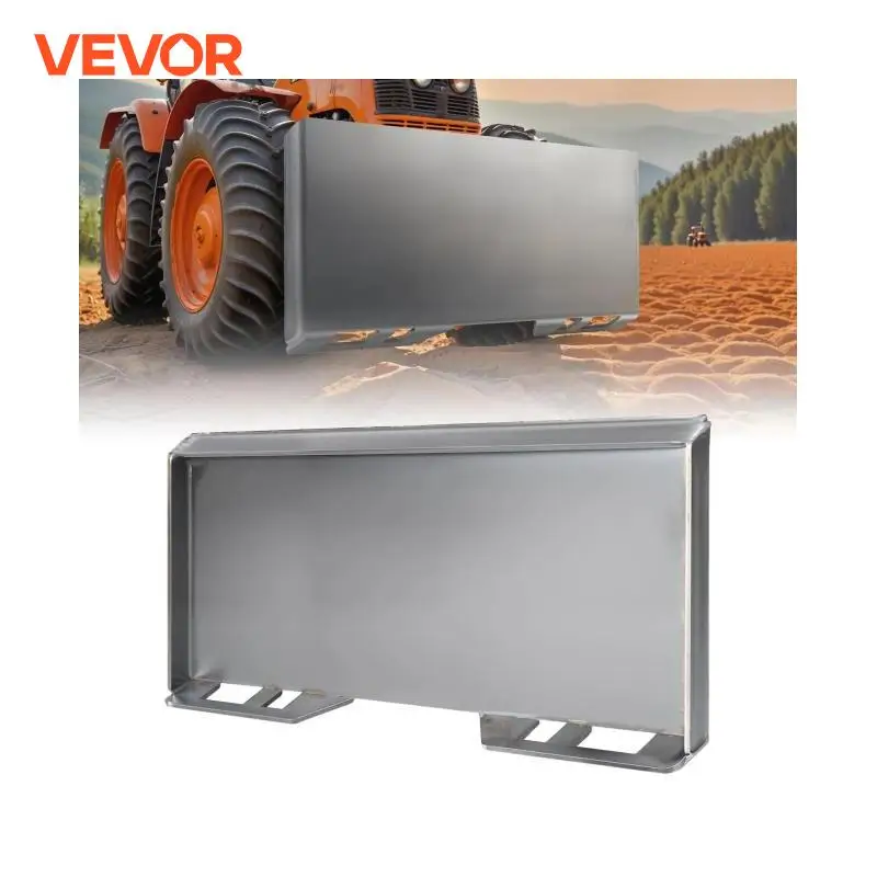 VEVOR Skid Steer Attachment Plate Universal Quick  Skid Steer Mount Plate with Deere Kubota Bobcat Mahindra Skid Steers and Trac