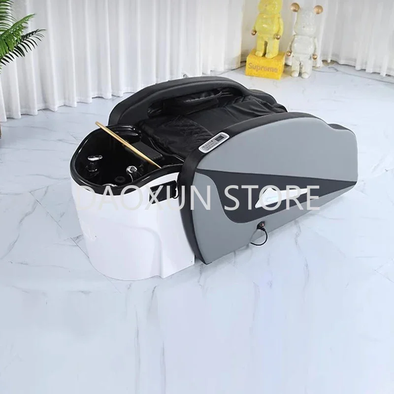 Massage Washbasin Head Spa Bed Stylist Professional Water Therapy Reclining Salon Chair Cama De Champu Salon Furniture MQ50SC