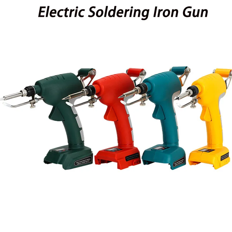 무선 전기 납땜 다리미 자동 전송 주석 용접 건 수리 전동 공구, Makita, Dewalt, Milwaukee, Bosch 배터리용