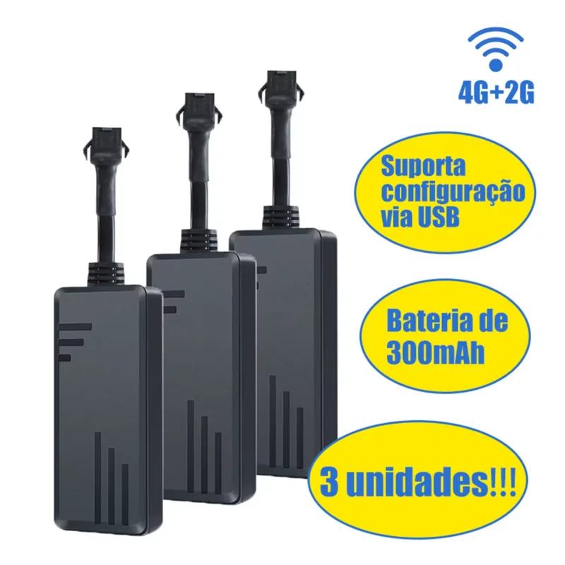 

SinoTrack J16 4G + 2G GPS-трекер 3 шт. Устройство локатора слежения в реальном времени Протокол GT06 с бесплатной платформой и сигнализацией Acc Ap