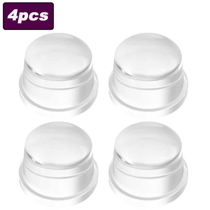 1/4 Stuks Transparante Siliconen Deurstopper Geen Boor Anti Bump Pad Voor Kantoor Meubelen Veiligheid Bescherming Dodgers deur Stop
