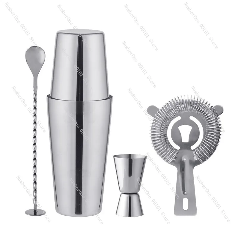 Stainless Steel Cocktail Mixer Set 750ml, Bar Cocktail Mixing Tool for Professional and Home Use