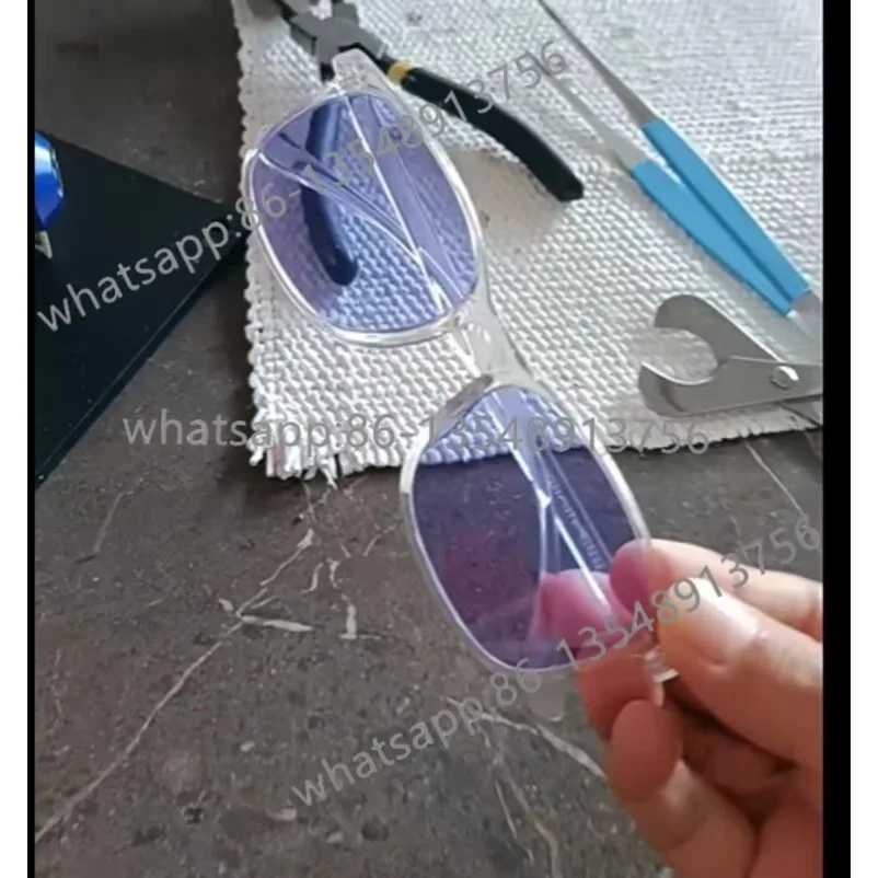 Lampworking Safety Goggles for Glass Working, Neodymium Praseodymium Sodium Light Viewing Glasses for Hot Forming