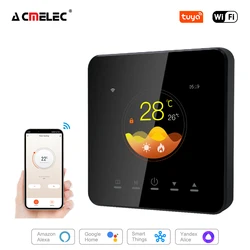 16A Tuya Wifi Smart Thermostat  Temperature Controller Electric Warm Floor Heating Room Thermostat Works with Google Home Alexa