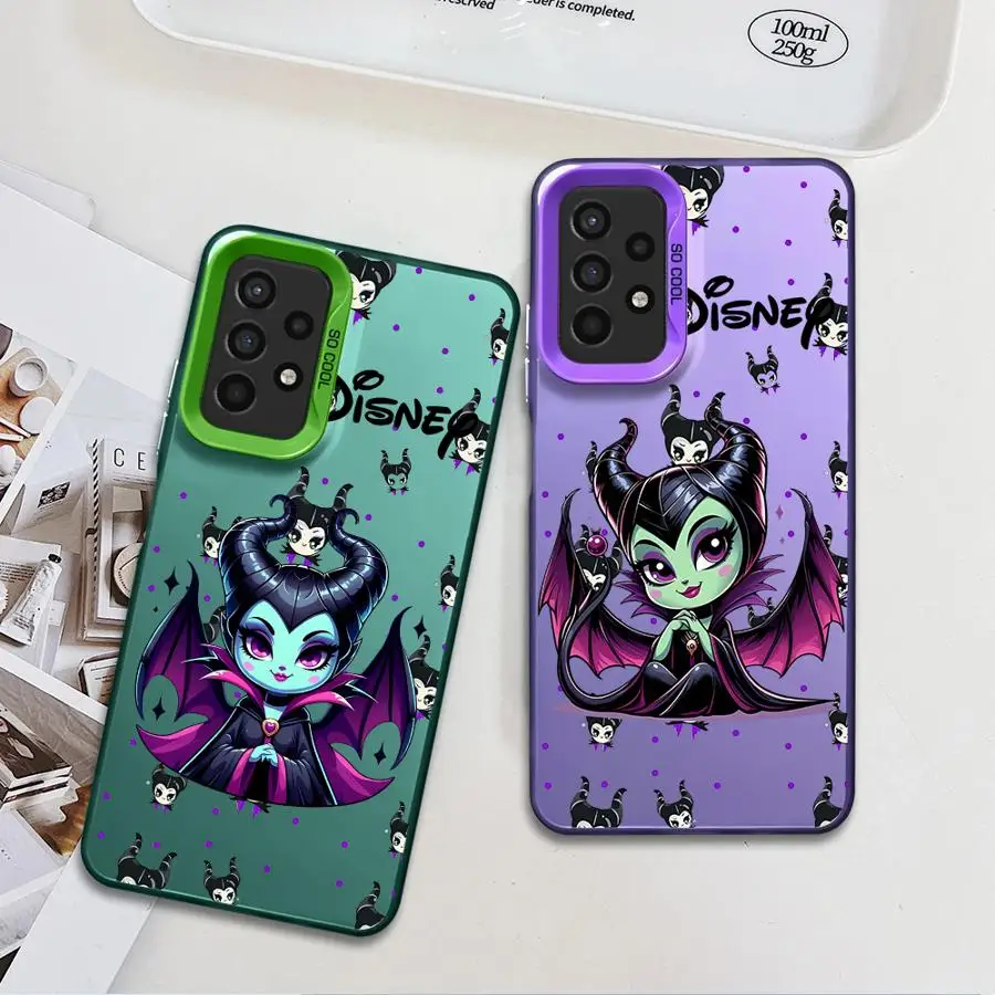 Disney Poison Queen Wish Phone Case for Samsung Galaxy A14 A13 A15 A23 4G A34 A33 A53 A24 A54 A35 A55 5G A11 A12 Capa Cover