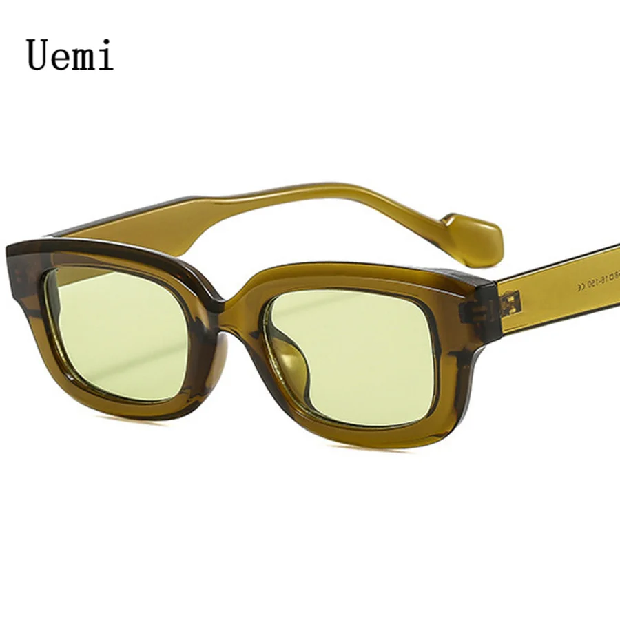 

New Fashion Candy Square Sunglasses For Women Men Retro Small Frame Designer Sun Glasses Ins Trending Shades UV400 Eyeglasses
