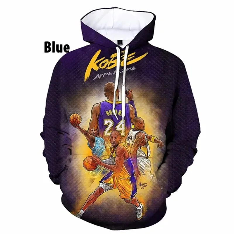 Spring Autumn Men Los Angeles Lakers Hoodie Basketball Player Pullover Adult Hooded Clothing Boys Girl Fashion Top Coat With Hat