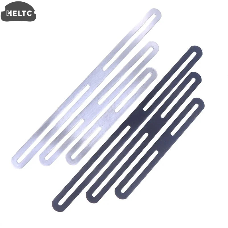 1 ชิ้นสแตนเลสสตีลตรงมุมสีดํา/เงินหนา 180 องศาแบนคงที่ Bracket Connector ผู้ถือเฟอร์นิเจอร์