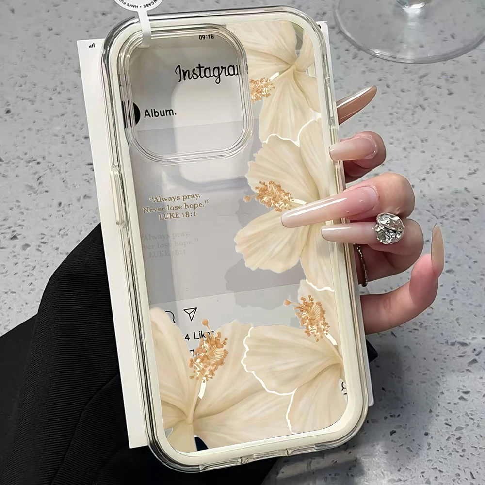 Hibiskusblüten-Bibel-Handyhülle für Samsung Galaxy S26 Ultra S25 S24 edge s22 s23 Plus FE A57 A54 A55 A16 A35 A36 A37 5G Cover – Detail 4
