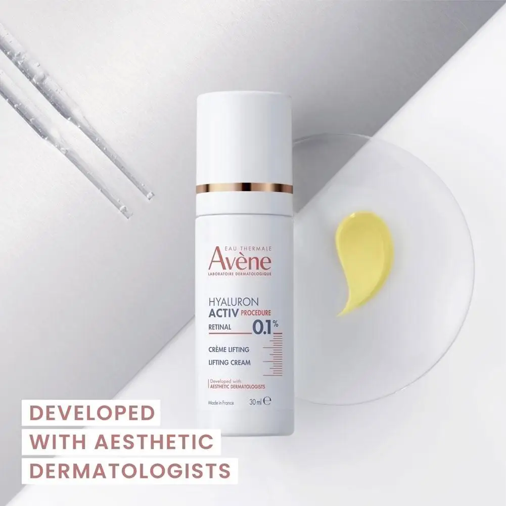 Avène Crema Facial con 0.1% de Retinol y Ácido Hialurónico, Reafirmante, Antiarrugas, Hidratación Profunda, Reparación de la Barrera Cutánea, Cuidado de la Piel