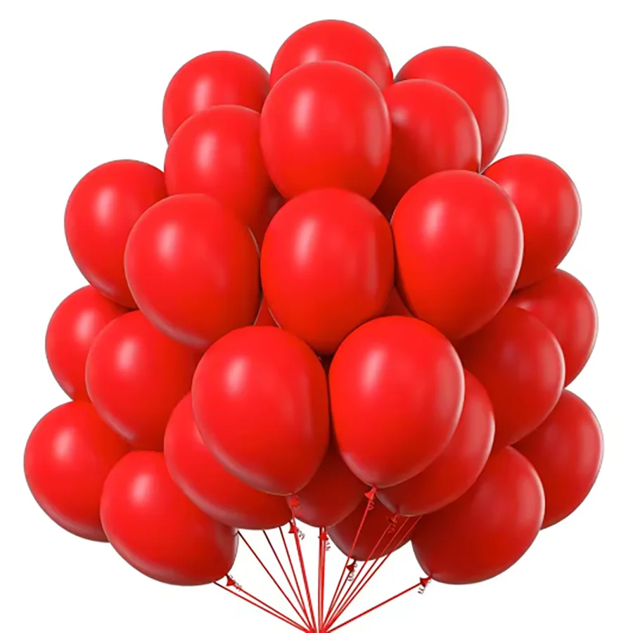 10/20/30 Stück 5/10/12 Zoll Rote, Schwarze, Rosa Latexballons Hochzeitsballons Kindergeburtstag Babyshower Festivaldekoration Globos – Detail 9