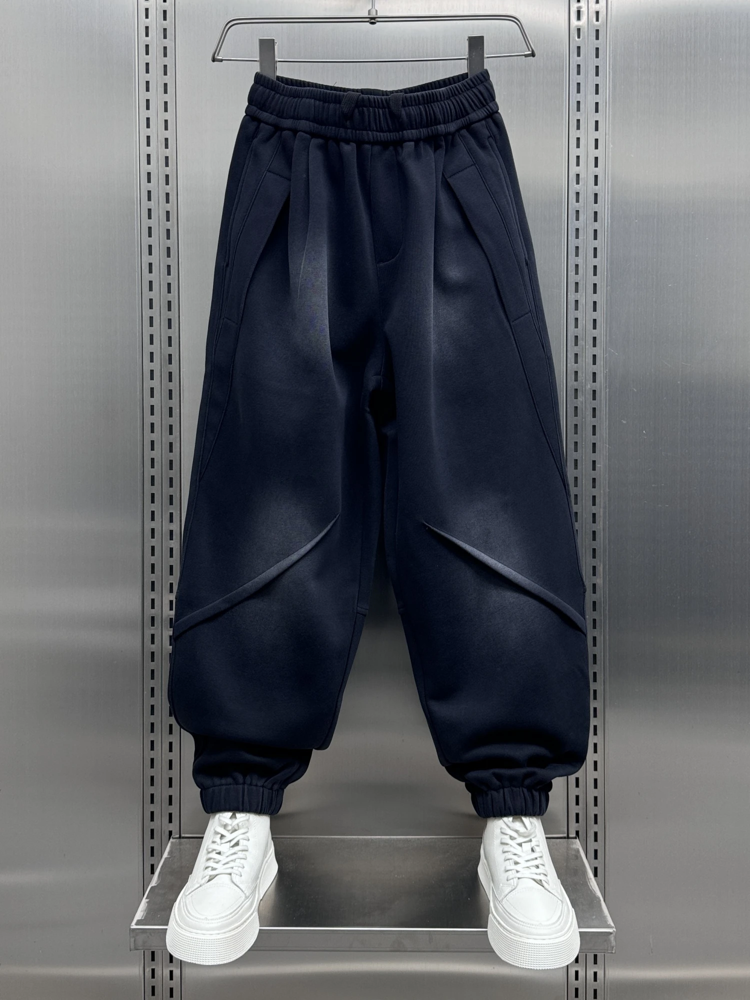 

Retro Waed Harajuku Sle Men's Casual Pants Loose Wide Leg Trousers Trendy Dad Harlan Pants Autumn Winter New Arrival