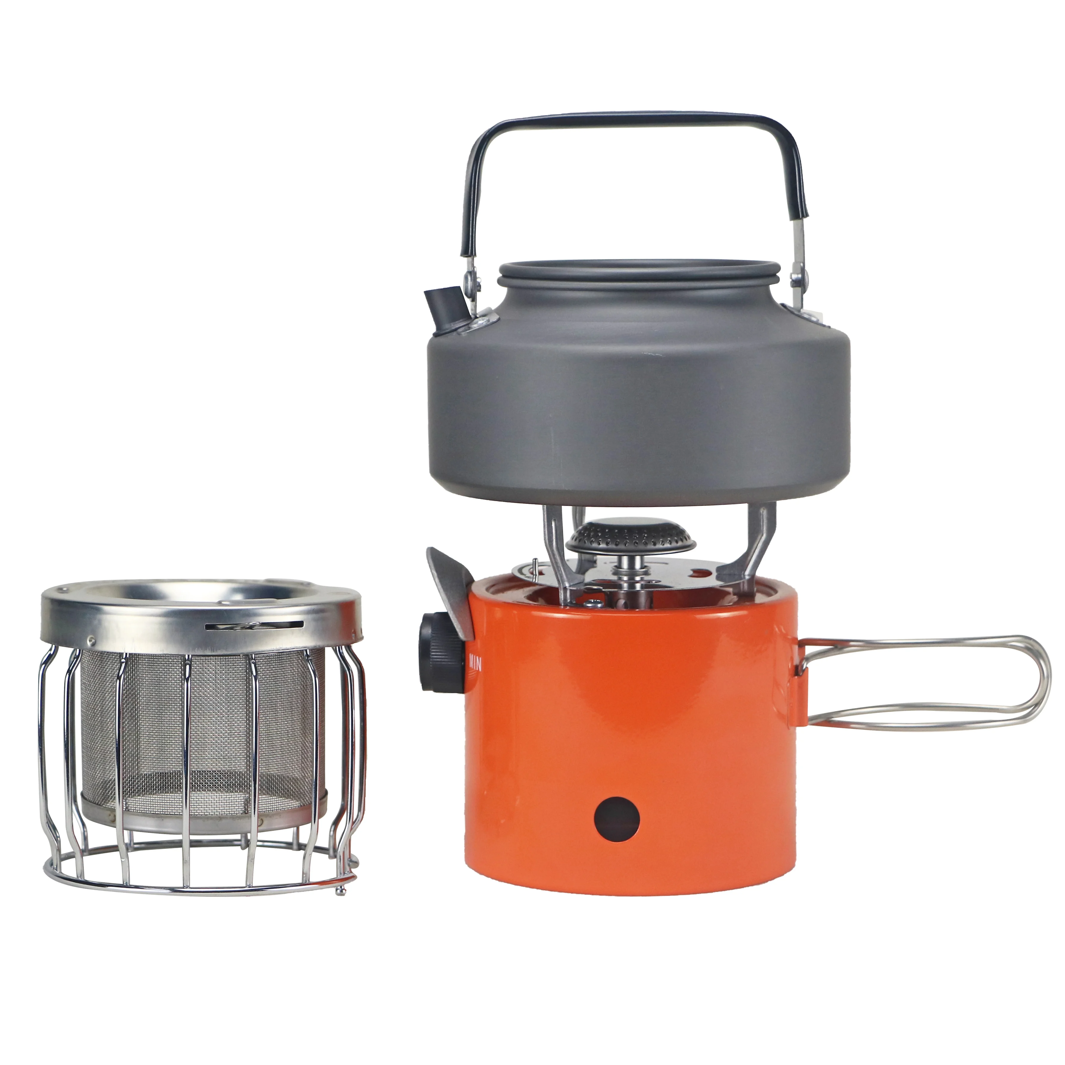 APG Mini 2 In 1 Camping Stove Gas Heater Outdoor Warmer Propane Butane Tent Heater Cooking System