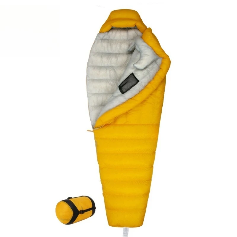 Outdoor camping down sleeping bag, ultra-light 800 down adult sleeping bag