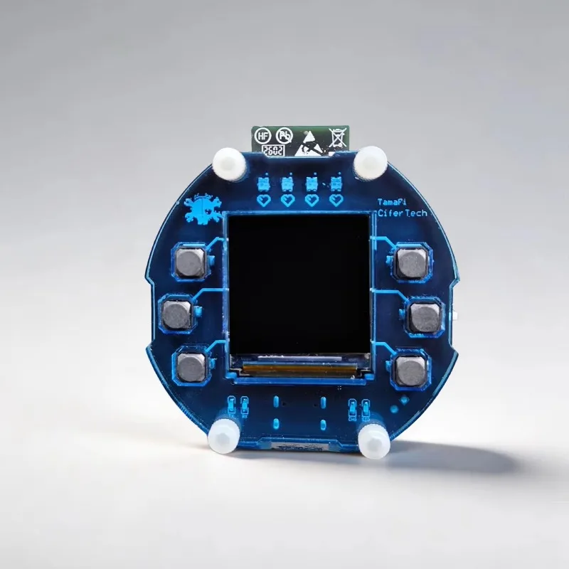 New Finished TamaFi Smart Virtual Pet Firmware Version V2.0 ESP32-S3 WiFi Interactive Virtual Electronic Pet