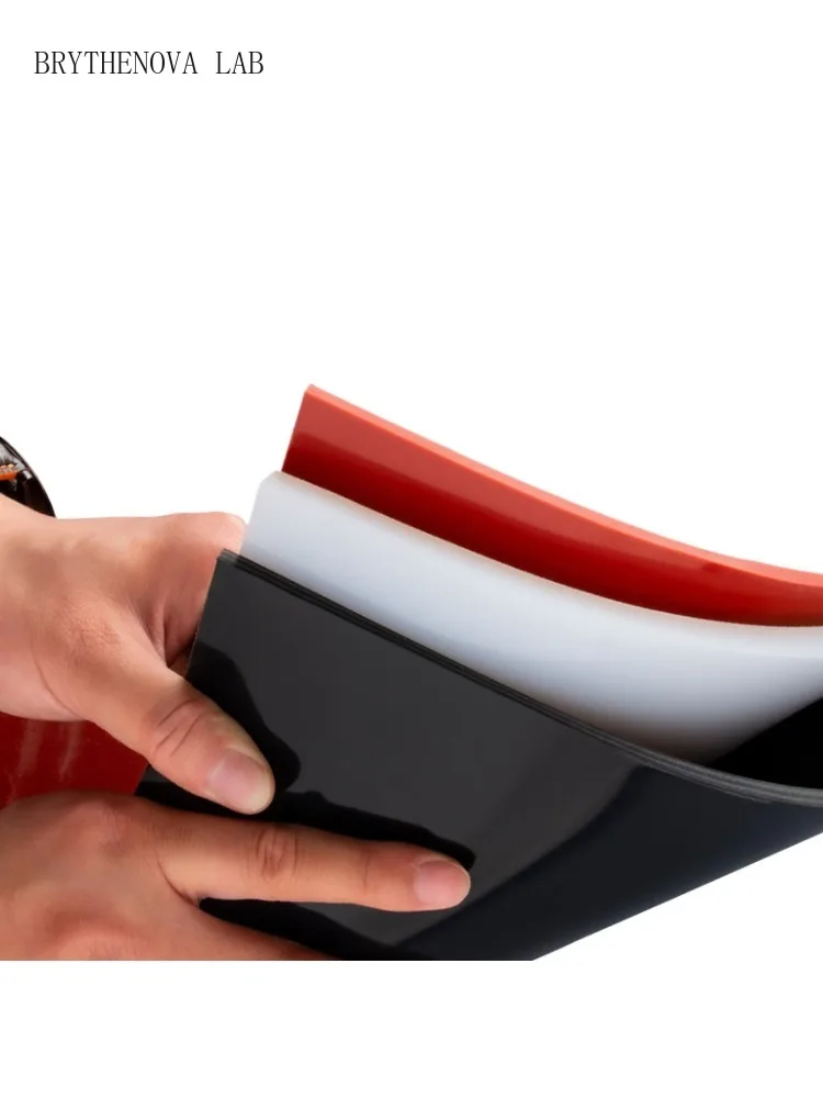 Silicone Rubber Sheet Red Black Translucent Plate Mat High Resistance Temperature 1mm 2mm 3mm 4mm 5mm 500x500mm Silikon Rubber